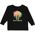 thumbnail image 3 of Inktastic San Diego California Beach Vacation Girls Long Sleeve Toddler T-Shirt, 3 of 5