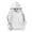 White, variant on Chbgutlmr Unisex Baby Clothes Kids Hooded Sweatshirts Long Sleeve Drop Shoulder Solid Color Casual Loose Pullover