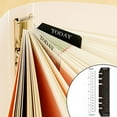 thumbnail image 2 of 6 binder a5 Flexible Ruler Clear Plastic Notebook Binder Loose-Leaf Separator A5 6 ulti-Function Page Holes Ruler, 2 of 7
