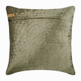 thumbnail image 3 of Grey Cushion Cover 18 x 18 Velvet Pillow Cover Crystal Embroidery Decorative Pillow for Bed Sofa Couch, Grey Pillow Cover 18x18 inch (45x45 cm), Contemporary, Circles - Crystal Wonder, 3 of 3