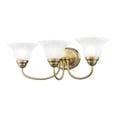 thumbnail image 2 of Livex Lighting Edgemont Bath Light in Antique Brass, 2 of 12