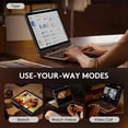 thumbnail image 2 of Étui Clavier Tactile pour iPad Air M2 11 Pouces 2025 2024/iPad Pro 11 4e/3e/2e/1re Gén 2021/2020/2018/iPad Air 5e/4e Gén avec Arrière Rigide en PC Transparent et Pavé Tactile et Rétroéclairage et Rotatif à 360° et Porte-Stylet, 2 of 7