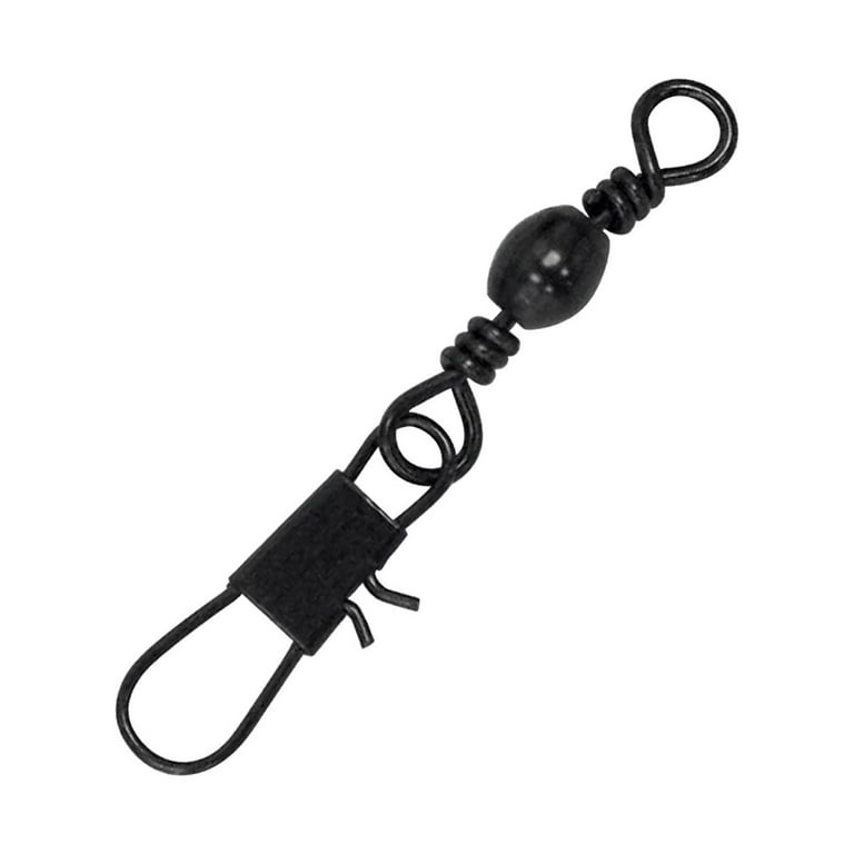 Eagle Claw Fishing, BIS1214 Barrel Swivel with Interlock Snap, Size 14 