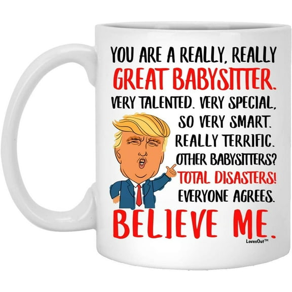 Great Babysitter Gifts For Birthday Ideas Funny Mugs For Coworkers Coffee Cup White 11oz Christmas 2022 Gifts
