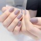 thumbnail image 1 of 24pcs Solid Color False Nails Girls Sweet Style Short Press On Nails Wearable, 1 of 4