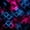 Magenta Blue Black, variant on Castle Fairy Abstract Neon Block Twin Quilt Set 2 Pieces,Minimalism Futuristic Cubes Twin Coverlet Set,Green Blue Black,1 Bedspread and 1 Pillowcase