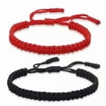 thumbnail image 3 of Tibetan Buddhist Bracelets for Women Men Handmade Braided Rope String Lucky Protection Wristbands Prayer Family Couple Jewelry, 3 of 4