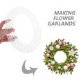 thumbnail image 3 of Clear Acrylic Wreath Boards 2pcs Transparent Templates with Hole for Easy DIY Christmas Wreath Crafting and Design, 3 of 5