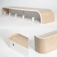 thumbnail image 4 of Perchero Kazai Toke de chapa de madera de roble 53x10x7 cm, 4 of 7