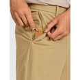 thumbnail image 3 of Shorts CRZ YOGA para hombre para golf, elásticos, livianos, color caqui, 23 cm, 3 of 7
