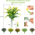 thumbnail image 2 of 30 Bundles Artificial Flowers for Outdoors UV Resistant Boxwood Shrubs Artificial Eucalyptus Fake Plants Faux Plastic Greenery for Farmhouse Garden Home Indoor Outdoor Decoration (Mixed), 2 of 6