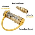 thumbnail image 7 of Roastove 1/4" RV Propane Quick Connect Adapter, Propane or Natural Gas Quick Connect or Disconnect Kit, Shutoff Valve & Full Flow, 7 of 7