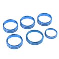 thumbnail image 1 of 6 piezas de audio, aire acondicionado, interruptor giratorio, cubierta de ajuste de para F150 2016 2017 2018 - azul Macarena Cubierta de interruptor de aire acondicionado, 1 of 8