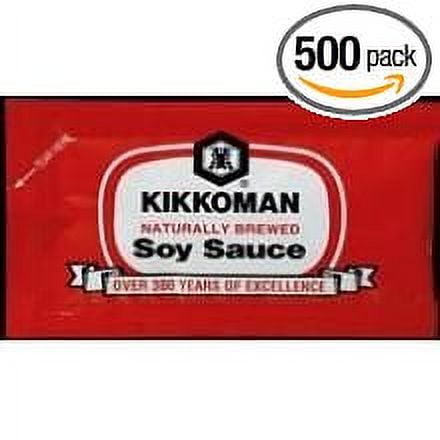 500 PACKS : Kikkoman Soy Sauce, 6 Milliliter -- 500 per case.