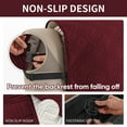 thumbnail image 4 of UPONRAY Waterproof Recliner Chair Covers, 2 Seater Recliner Cover Non-Slip Dog Chair Cover Furniture Protector Washable Slipcover with Pocket, Elastic Straps for Pets, Dogs(2 Seaters,Red), 4 of 7