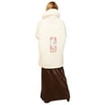 thumbnail image 3 of Unisex Jill Martin Cream NBA Breast Cancer Awareness Oversized Hooded Lounger, 3 of 6