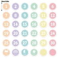 thumbnail image 2 of Ltdhehe 36PCS Number Markers – 4" Line Up For Classroom Floor Self Floor Stickers For Classroom Perfect For Kindergarten Preschool & Elementary Back To School, 2 of 5