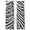 Black/White, variant on Black White Zebras Sheer Curtains 45 Inch Length 2 Panels Set - Light Filtering Window Treatments, Vintage Abstract Art Rod Pocket Semi Curtains for Living Room/Bedroom/Kitchen Décor, 104"W x 45"L