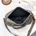 thumbnail image 2 of Bolsos de hombro de celosía acolchada a la moda para mujer, bandolera de nailon (champán), 2 of 5