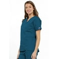 thumbnail image 3 of Cherokee V-Neck Scrub Top for Women with 3 Pockets & Dolman Sleeve - 4700, 3 of 6
