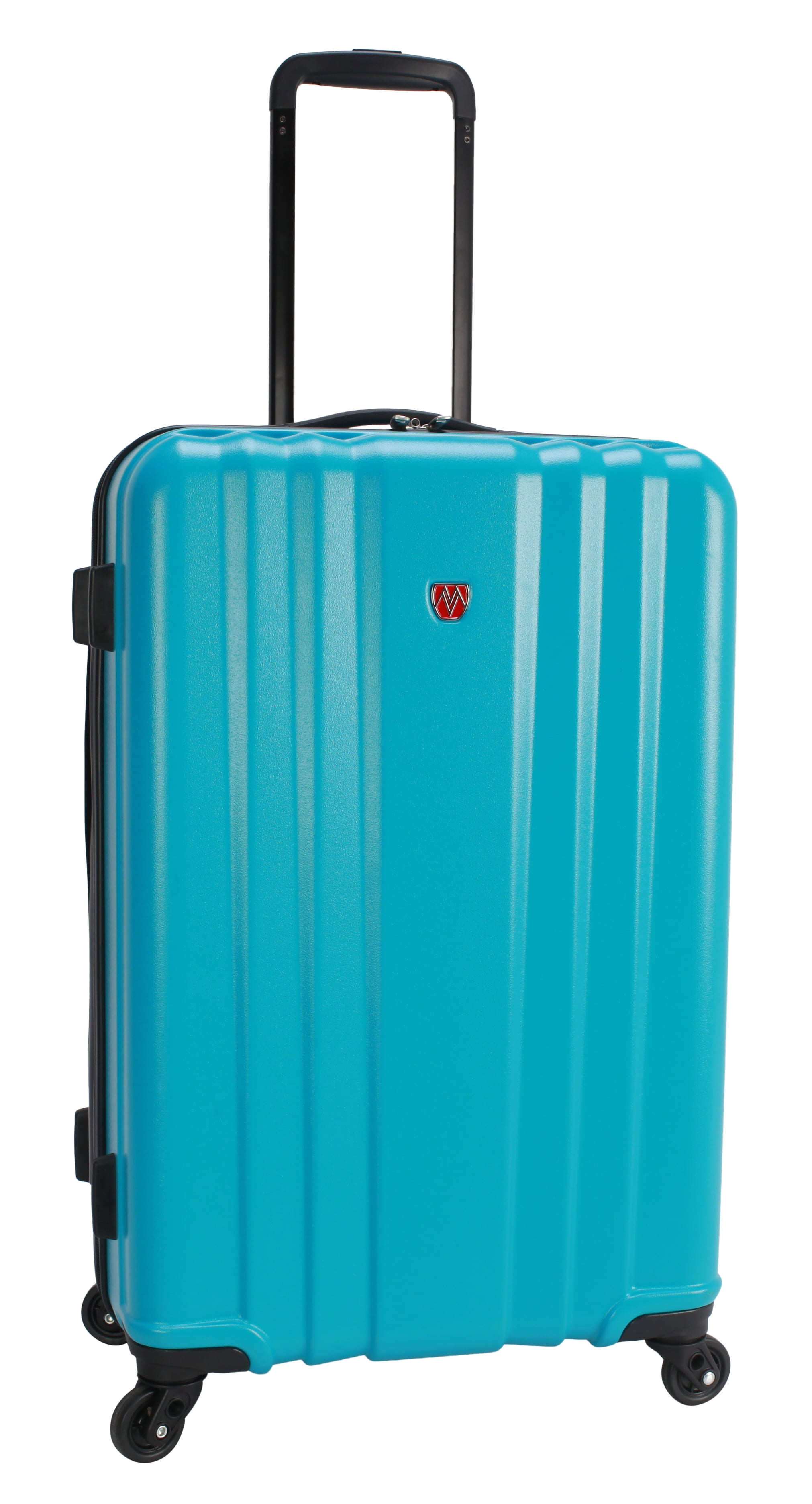 Moda ABS Hard Side 3 Piece Luggage Set, Includes 28-inch and 24-inch Checked and 20-inch Carry-on Luggage, Teal