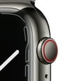 thumbnail image 5 of Apple Watch Series 7 GPS + Cellular, 45mm Graphite Stainless Steel Case with Graphite Milanese Loop, 5 of 10