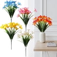 thumbnail image 4 of 1Pc Clearance Under $3 Artificial Lily Artificial Lily Plastic For Vase Display Lily Sunset-Red (D), 4 of 9