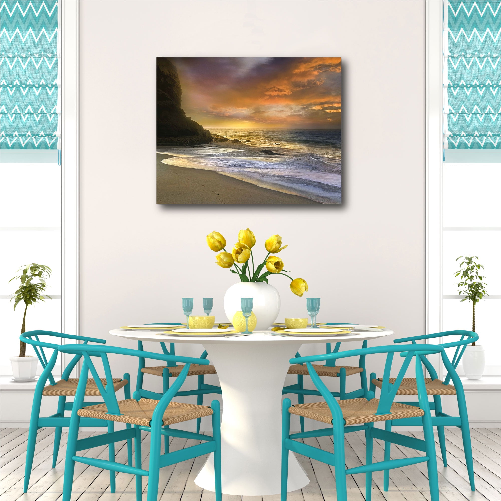 Courtside Market Malibu Sun Gallery-Wrapped Canvas Wall Art, 16x20