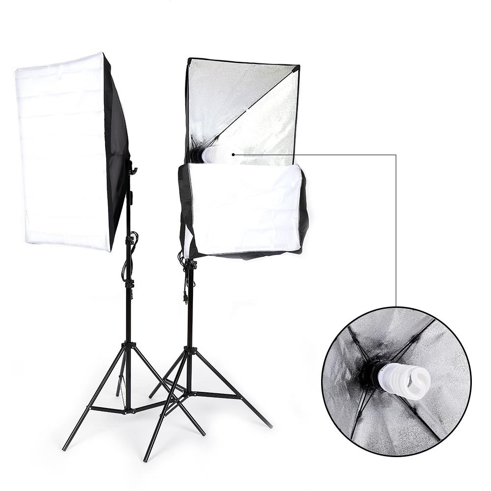 SalonMore Photography Studio Backdrop Softbox Umbrella Background Stand Light Stands Set - image 3 of 8