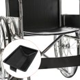 thumbnail image 2 of BESTYASH Commode Portable pour Fauteuil Roulant Noir Contenant en Matériau Épais 1 Ensemble, 2 of 6