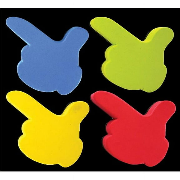 Call-Out Finger Pointer Magnetic Whiteboard Eraser - 24 Erasers