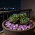 thumbnail image 6 of Purple Glowing Pebbles Luminous Stones for Garden Aquarium Decoration Glow in Dark Rocks for Fish Tank Planter DIY, 6 of 9