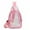 Pink, variant on TAZAG PVC chest bag shoulder bag transparent lightweight waterproof crossbody bag for men and women fashionable commuting leisure travel bag