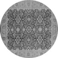 thumbnail image 1 of Ahgly Company Indoor Round Oriental Gray Traditional Area Rugs, 6' Round, 1 of 4