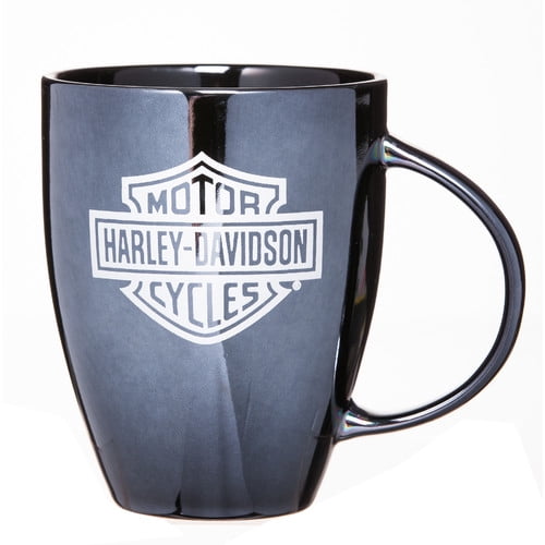 Harley-Davidson Black 14oz Sculpted Skull Coffee Mug with Bar & Shield HDX-98616 