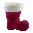 thumbnail image 2 of Christmas Santa's Boot. Plastic Shoe Claus Christmas Wh0071 Purple, 2 of 3