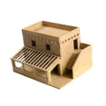 thumbnail image 3 of Maison Miniature en Bois 1/72 pour Modèle de Chemin de Fer Micro Paysage Style C, 3 of 8