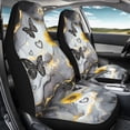 thumbnail image 4 of XYZCANDO Car Seat Covers Polyester Fabric Car Front Seat Covers Thin Car Front Seat Covers Decorative Breathable Van Truck, Sunflower and Butterflies, 4 of 10