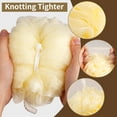 thumbnail image 3 of Shower Loofah Bath Sponge 60g/Piece, Exfoliating Bath Sponge Body Scrubber - Bath Pouf Balls Set of 4 Flower Color, 3 of 6