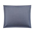 thumbnail image 3 of Chic Home Morgan Duvet Cover Set Contemporary Two Tone Striped Pattern Bed In A Bag Bedding - Sheets Pillowcase Pillow Sham Included - 5 Piece - Twin 68x90", Navy, 3 of 6