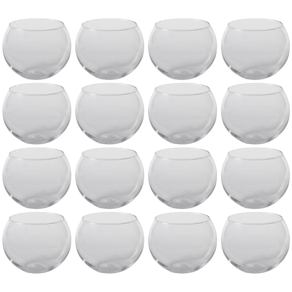 6” Glass Bubble Bowl Decoration by Ashland - Candlelight Bowl for Weddings - Birthdays - Parties - Bulk 12 Pack