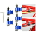 thumbnail image 4 of Luwecf 3xBike Cable Guide Hydraulic Brake Line Holder Hose Wire Clips Clamps Blue, 4 of 9