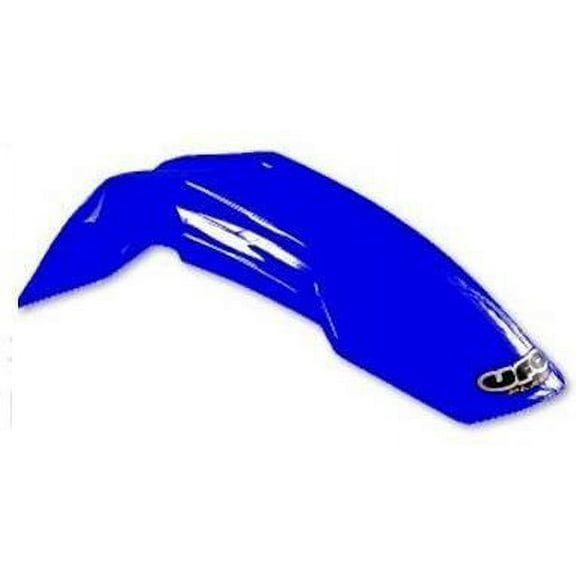 Universal Supermoto Front Fender - Design 2 - Reflex Blue , Color: Blue