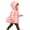 Pink, variant on Chiccall Toddler Kids Cute Dinosaur Quilted Winter Coat Boys Girls Hooded Zip Padded Jacket Outerwear for Boys Girls Yellow 9-10 Years