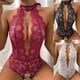 thumbnail image 2 of Body de lencería erótica de encaje para mujer, sujetadores push-up, ropa exótica Sexy, pijamas con lazo de encaje para mujer, picardías Sexy, 2 of 5