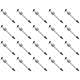 thumbnail image 1 of 1 calibrador Vernier 2 en 0-100 mm Herramientas de medición de papelería para estudiantes Negro, 1 of 3
