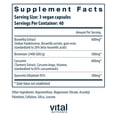 thumbnail image 2 of Vital Nutrients BCQ | Vegan Boswellia, Bromelain, Curcumin & Quercetin Supplement | Joint Support Supplement | Supports Sinus & Digestive Health | Gluten, Dairy, Soy Free | 120 Capsules, 2 of 6