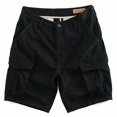 thumbnail image 3 of Pantalones cortos cargo para hombre, de algodón, estilo urbano, con bolsillo frontal, bermudas de verano para hombre, cintura elástica de lujo, pantalones cortos anchos Y2k para hombre, 3 of 5