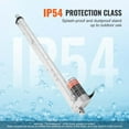 thumbnail image 4 of Linear Actuator 12V, 0.19"/s Linear Motion Actuator with Mounting Bracket and IP54 Protection 18 Inch High Load 330lbs/1500N Linear Actuator, 4 of 11