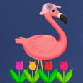 thumbnail image 2 of CafePress - Girl Flamingo And Tulips Maternity T Shirt - Maternity Dark T-Shirt, 2 of 3